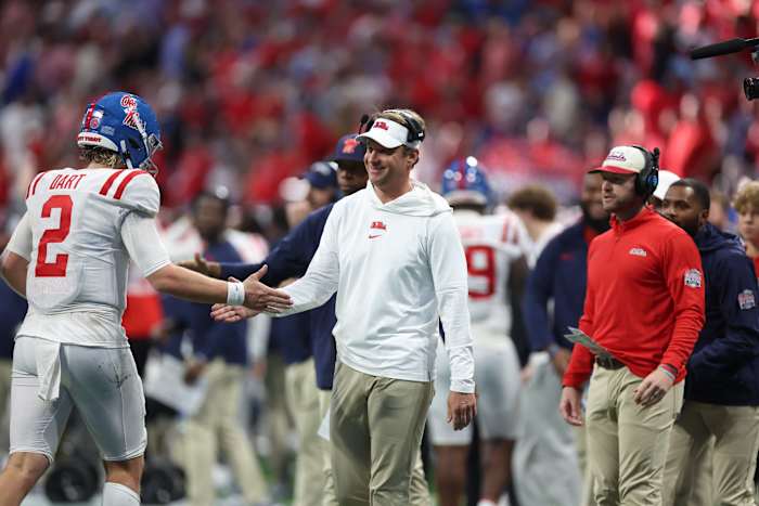 Jaxson Dart, Lane Kiffin